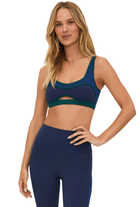 Beach Riot Moxie Top Wintergreen Colorblock