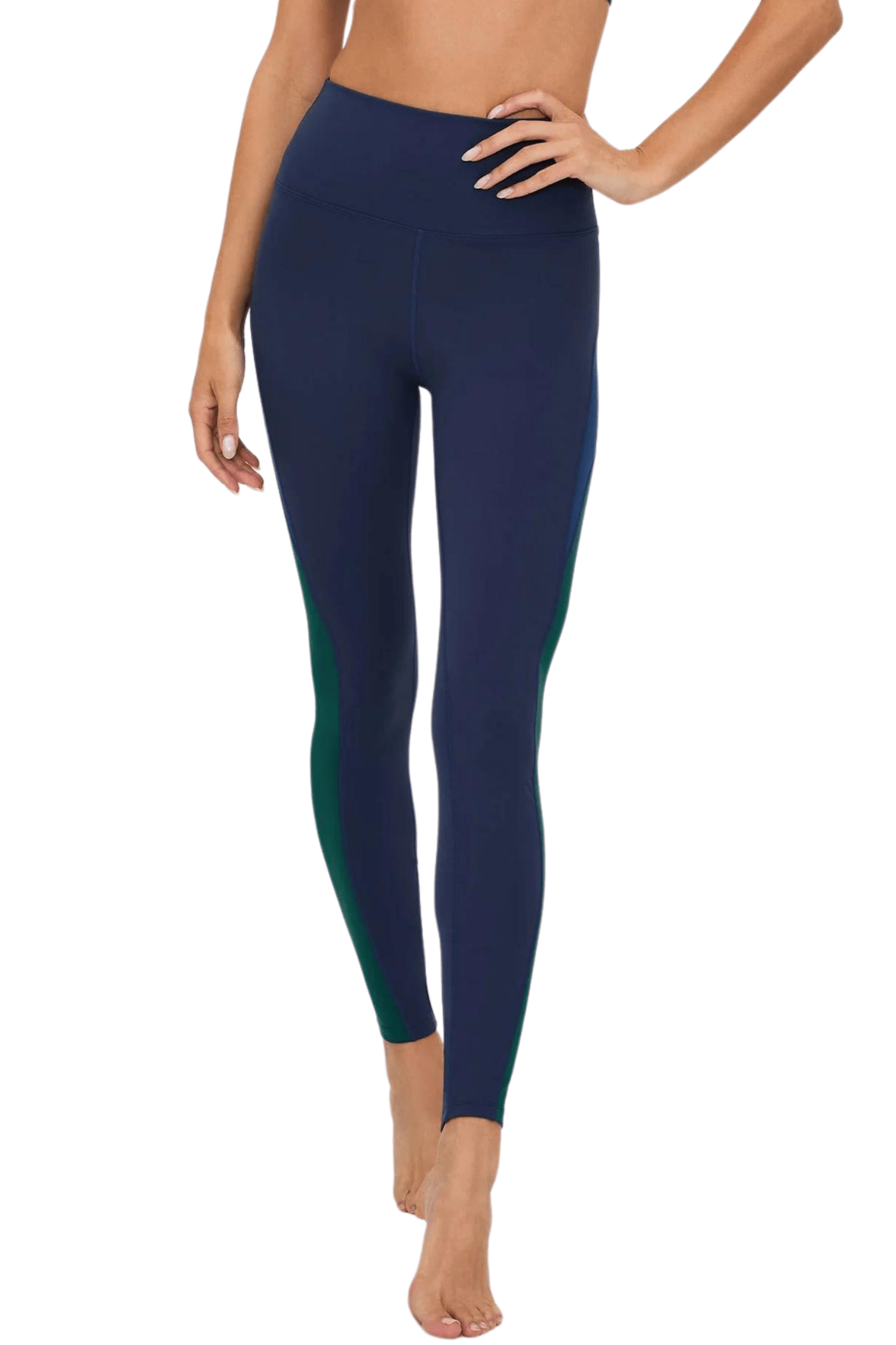 Beach Riot Pamila 7/8 Legging Wintergreen Colorblock