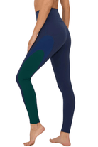 Beach Riot Pamila 7/8 Legging Wintergreen Colorblock