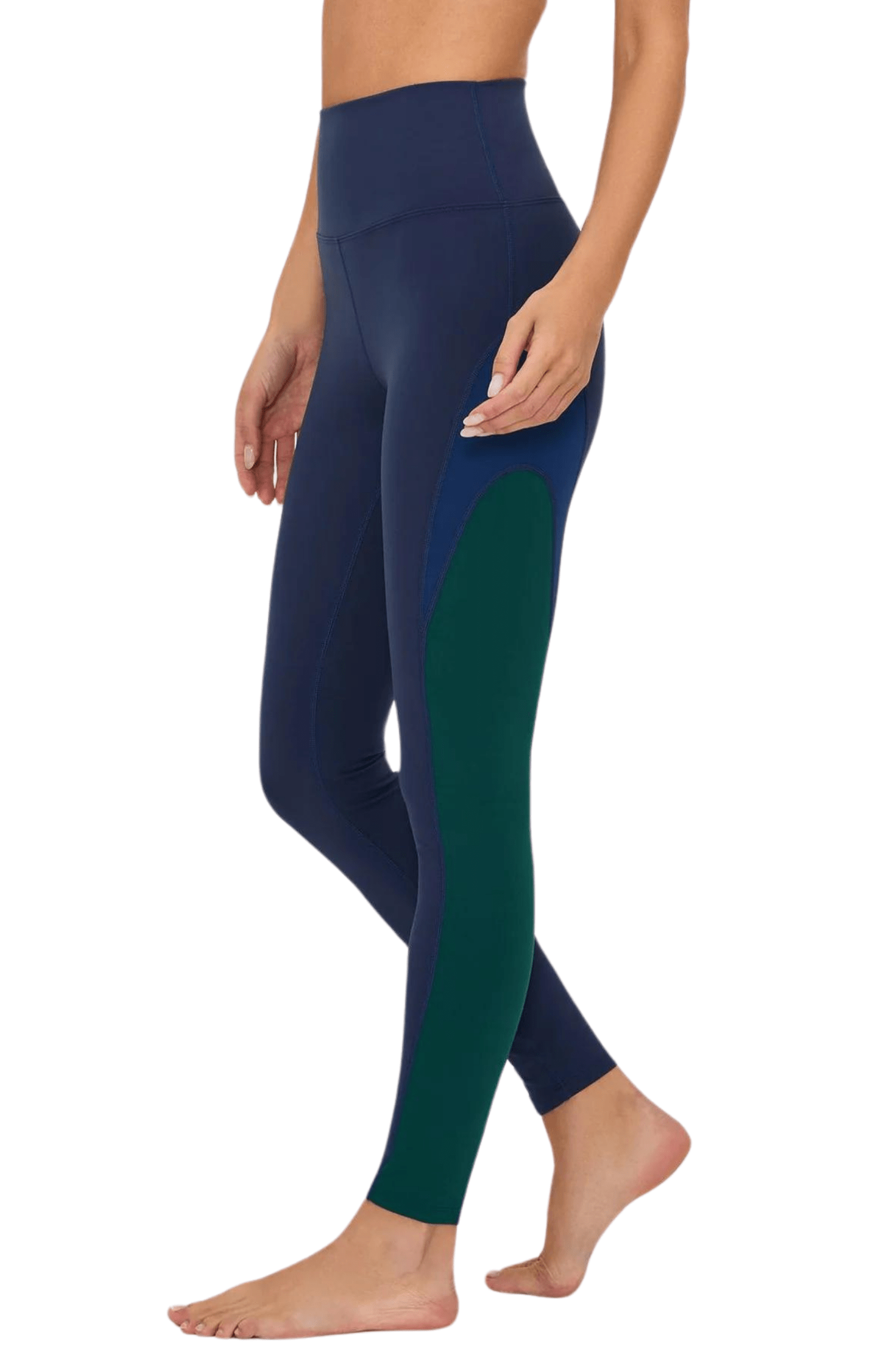 Beach Riot Pamila 7/8 Legging Wintergreen Colorblock