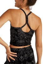 Beyond Yoga Slim Racerback Cropped Tank Black