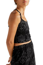 Beyond Yoga Slim Racerback Cropped Tank Black