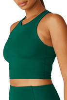Beyond Yoga PowerBeyond Strive Cropped Tank Meadow Green