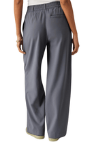 Beyond Yoga Status Wide Leg Trousers Night Shadow