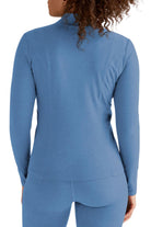 Beyond Yoga Spacedye On The Go Mock Neck Jacket Sky Blue Heather