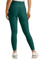 Beyond Yoga Spacedye Caught in the Midi High Waist Legging Lunar Teal Heather
