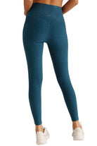 Beyond Yoga Out of Pocket High Waisted Midi Legging Blue Gem Heather