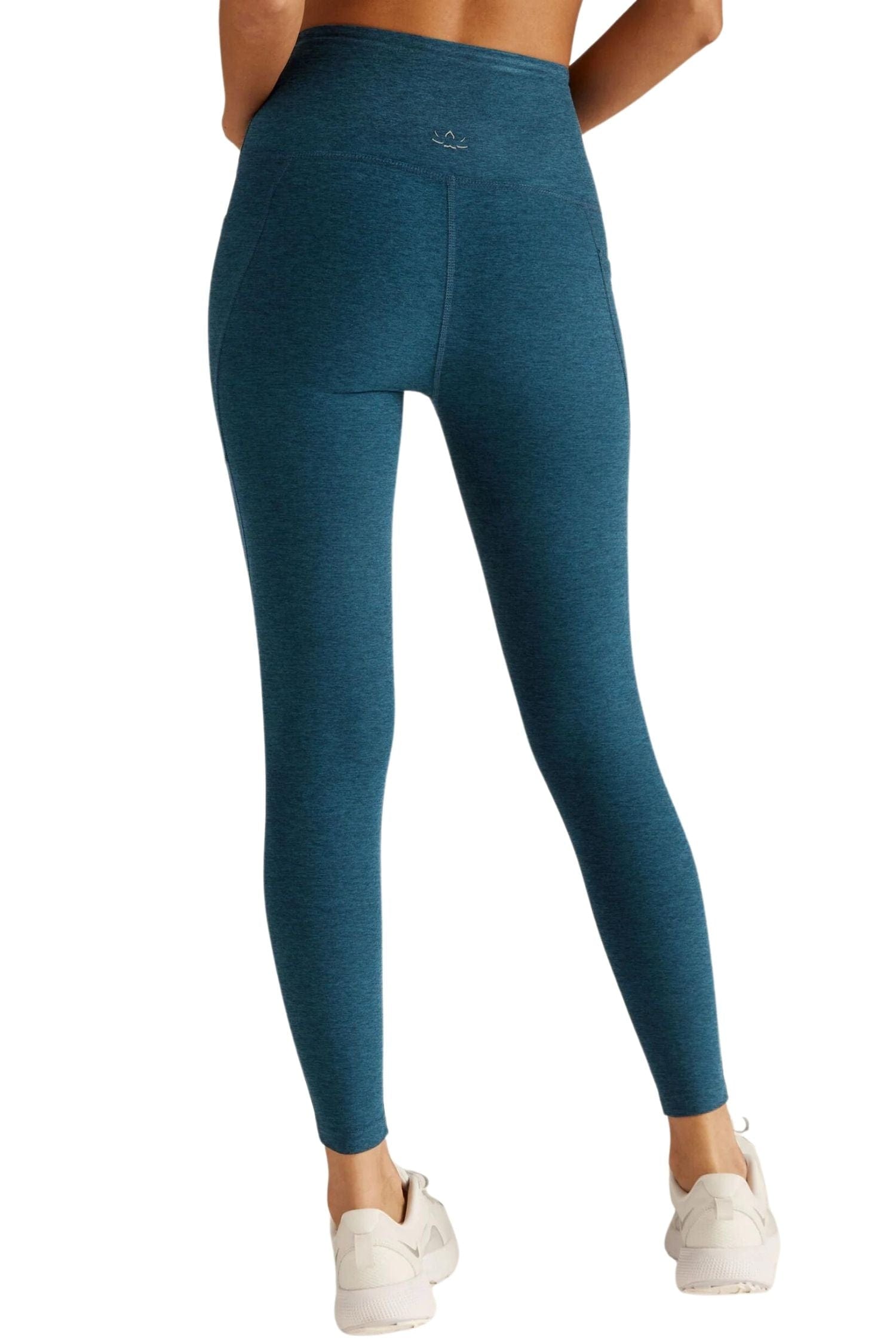 Beyond Yoga Out of Pocket High Waisted Midi Legging Blue Gem Heather
