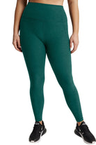 Beyond Yoga Out of Pocket High Waisted Midi Legging Blue Teal Heather