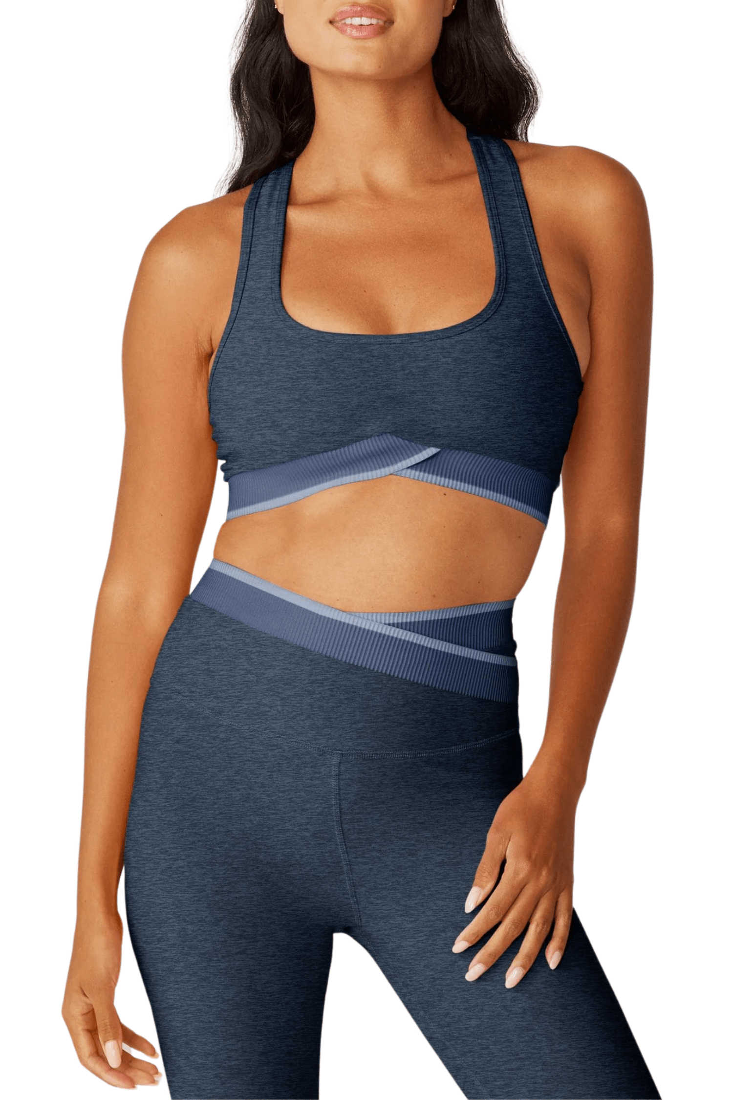 Beyond Yoga Spacedye In The Mix Bra Nocturnal Navy