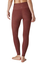 Beyond Yoga Spacedye Caught in the Midi High Waist Legging Grape Rose Heather