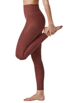 Beyond Yoga Spacedye Caught in the Midi High Waist Legging Grape Rose Heather