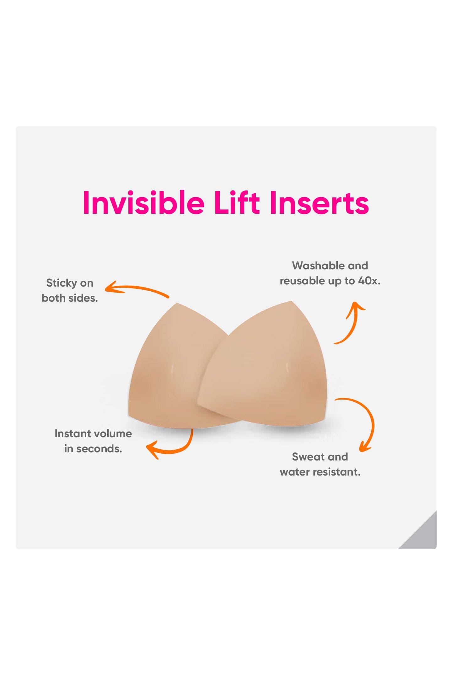 Boomba Invisible Lift Inserts (Wholesale) (Pre-order: ships out