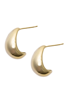 Bracha Hendrix Baby Dome Hoops Gold