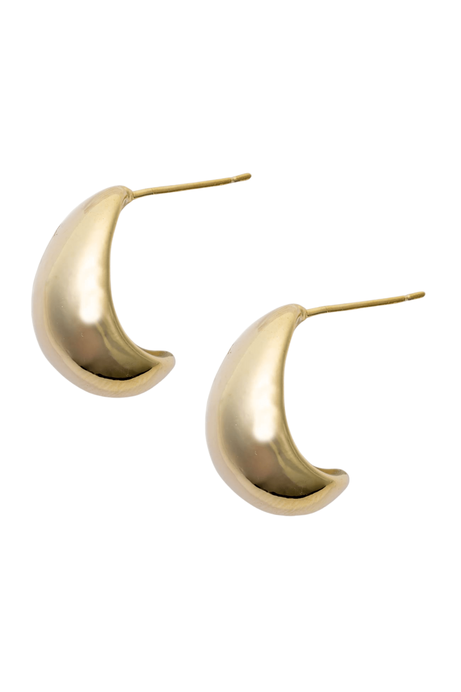 Bracha Hendrix Baby Dome Hoops Gold