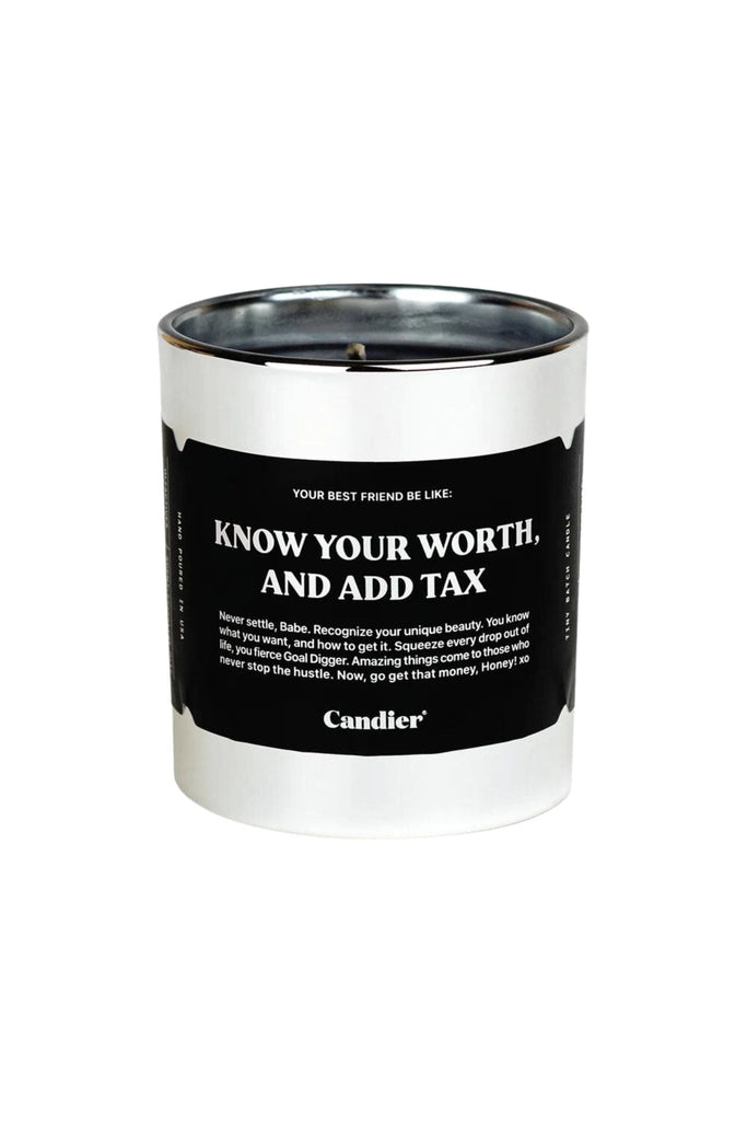 Candier Candle by Ryan Porter Know Your Worth
