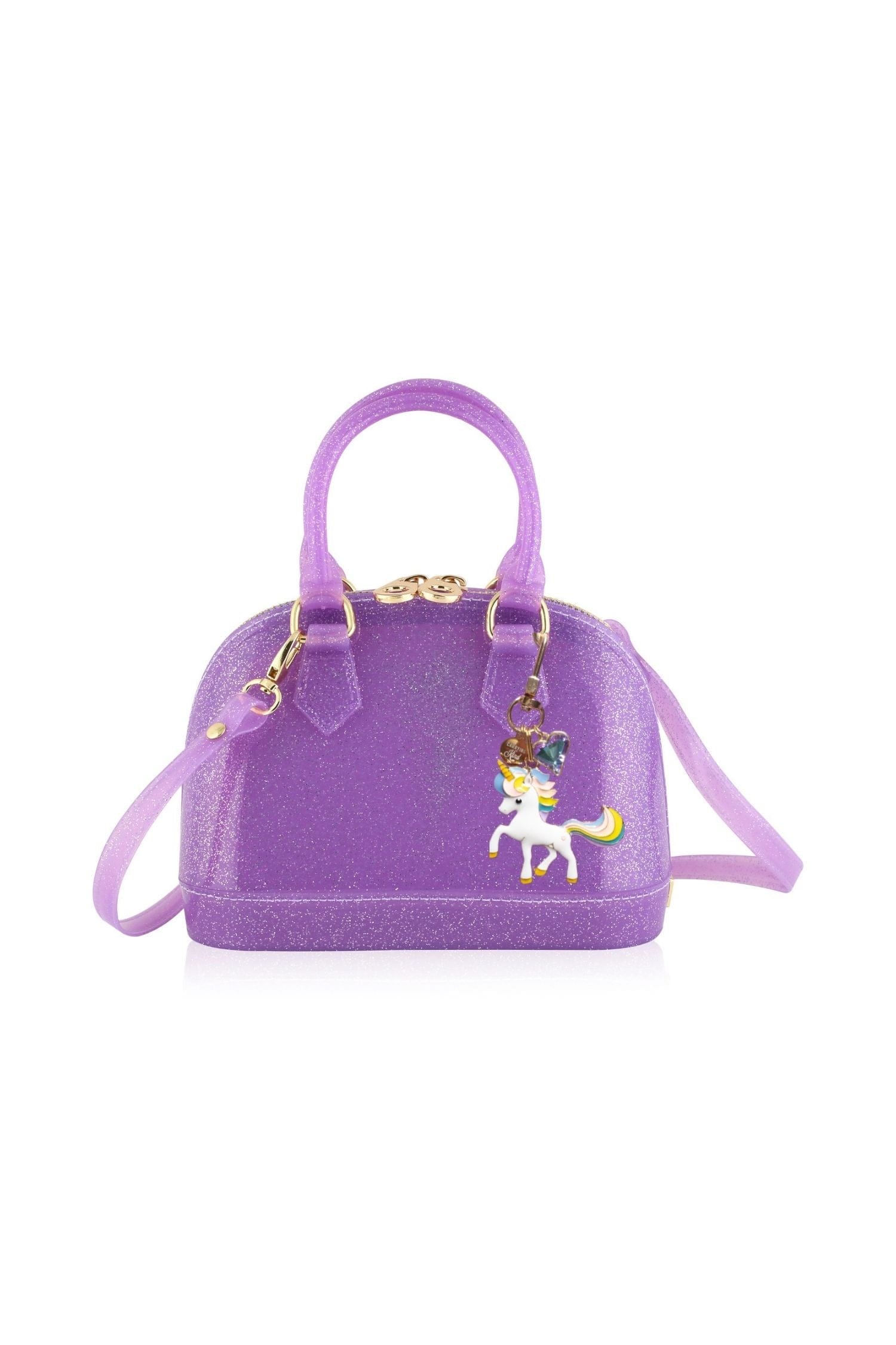 Carrying Kind Cate Kids Purse Purple Sparkle