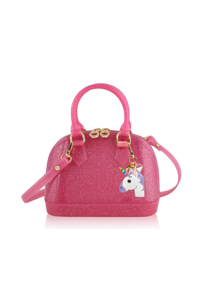 Carrying Kind Cate Kids Purse Hot Pink Sparkle