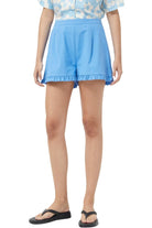 Compania Fantastica Ruffled Shorts Blue