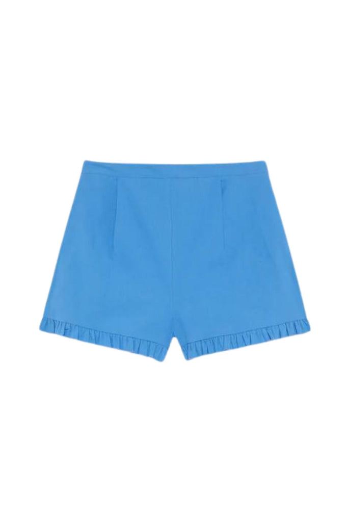 Compania Fantastica Ruffled Shorts Blue