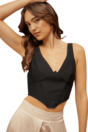 Do+Be Collection Crop Top Black