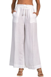 Elan Wide Pants White