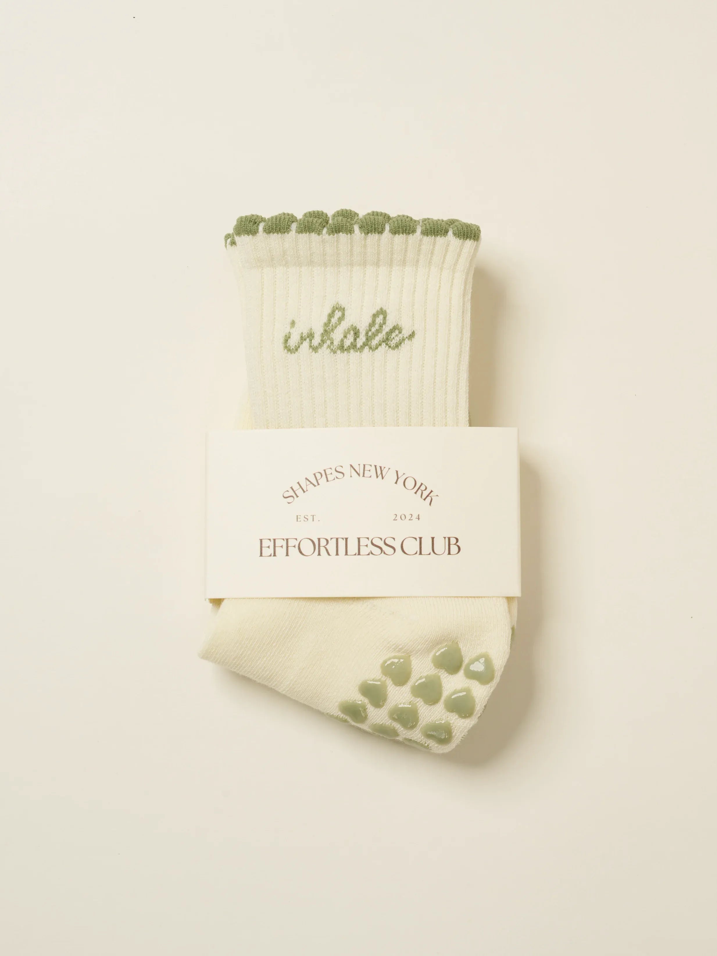 Inhale Exhale Grip Sock