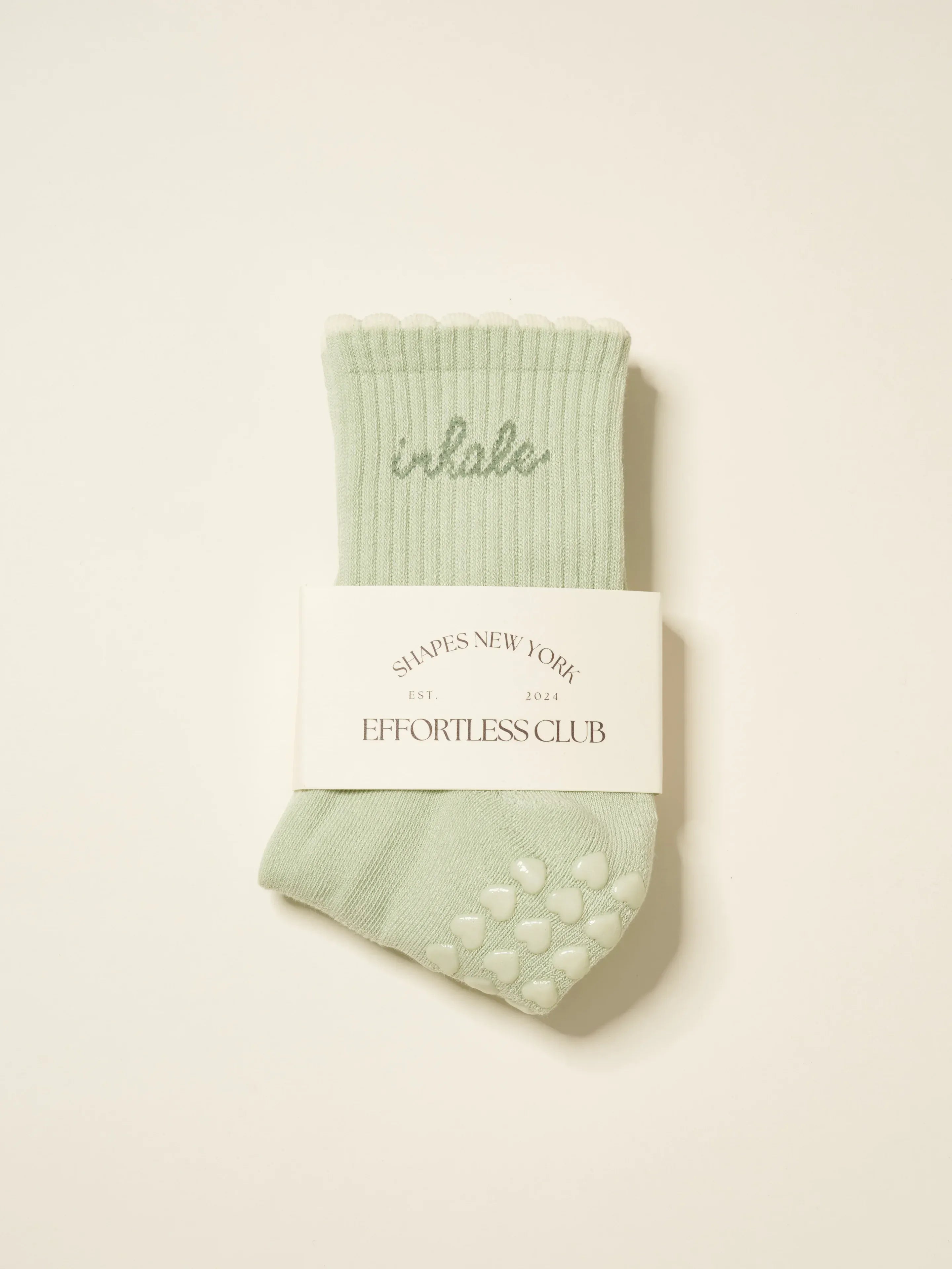 Inhale Exhale Grip Sock