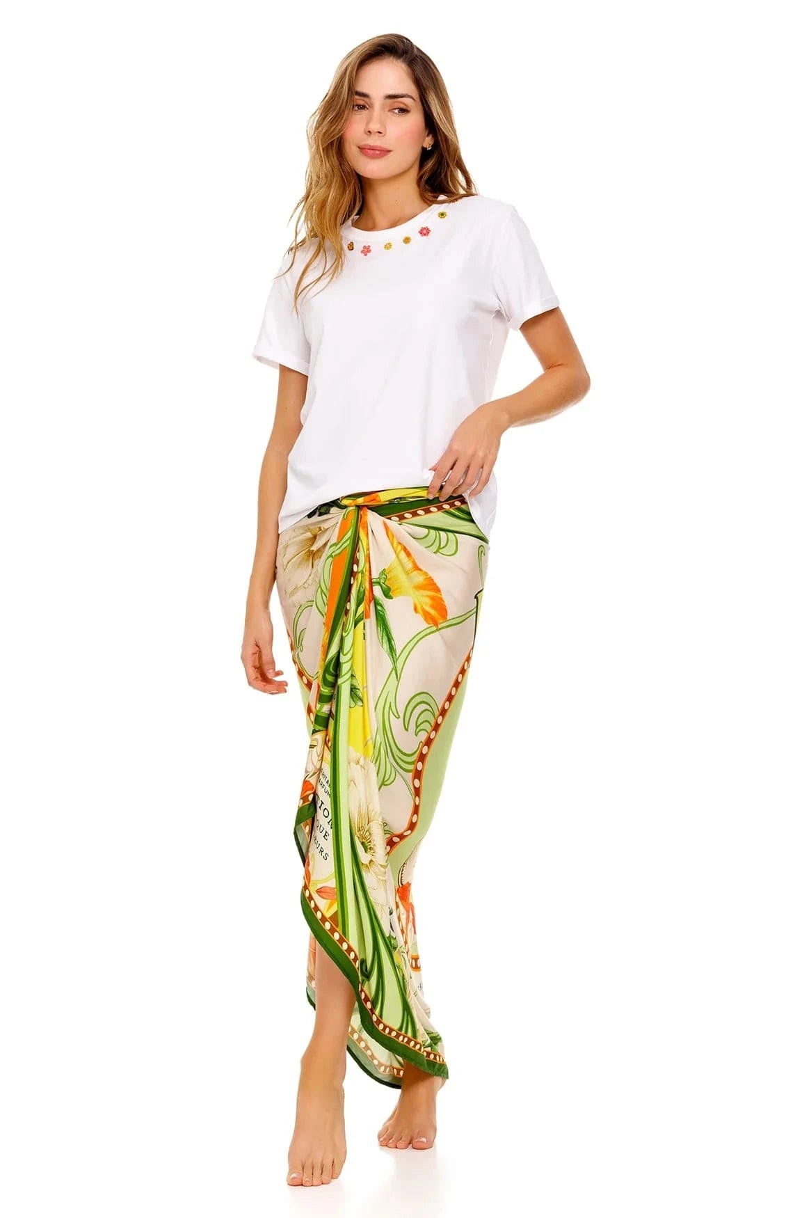 Agua Bendita Marine Pareo Cover Up