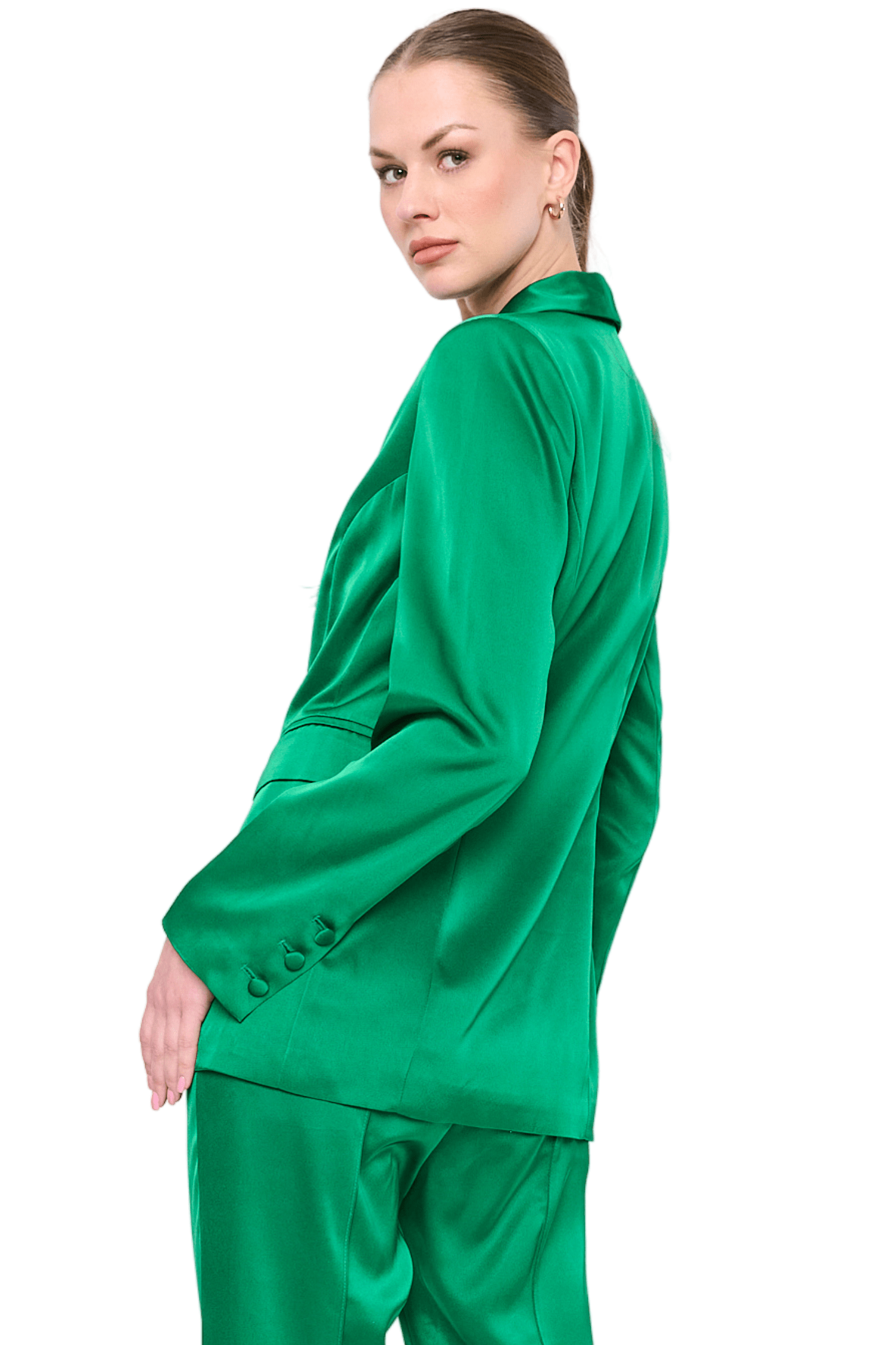 Flora Bea Charlene Blazer Rosemary Green