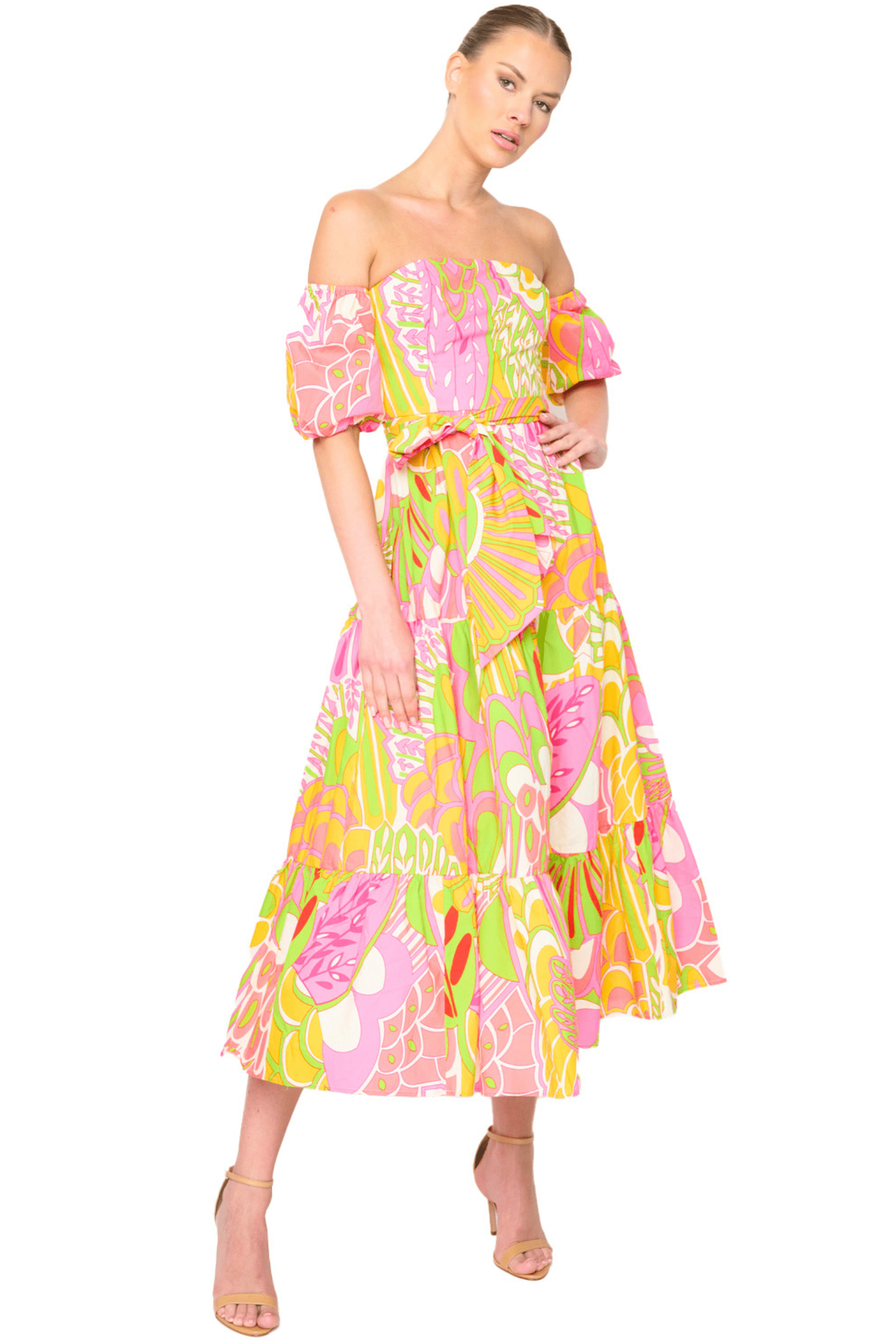 Flora Bea Oly Dress Tropicana