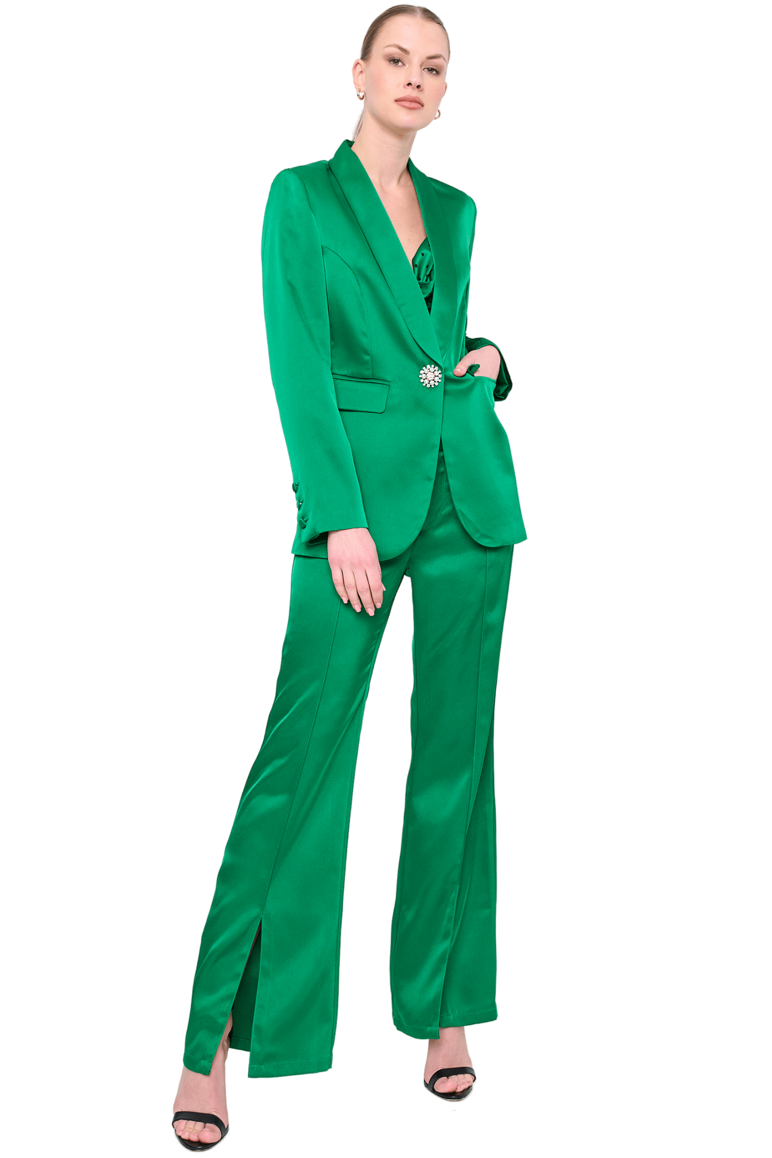 Flora Bea Catie Pant Rosemary Green