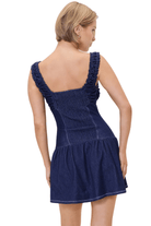 Frankies Bikinis Christa Denim Dress Blue Denim