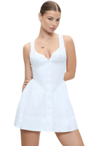 Frankies Bikinis Charlotte Corset Mini Dress White