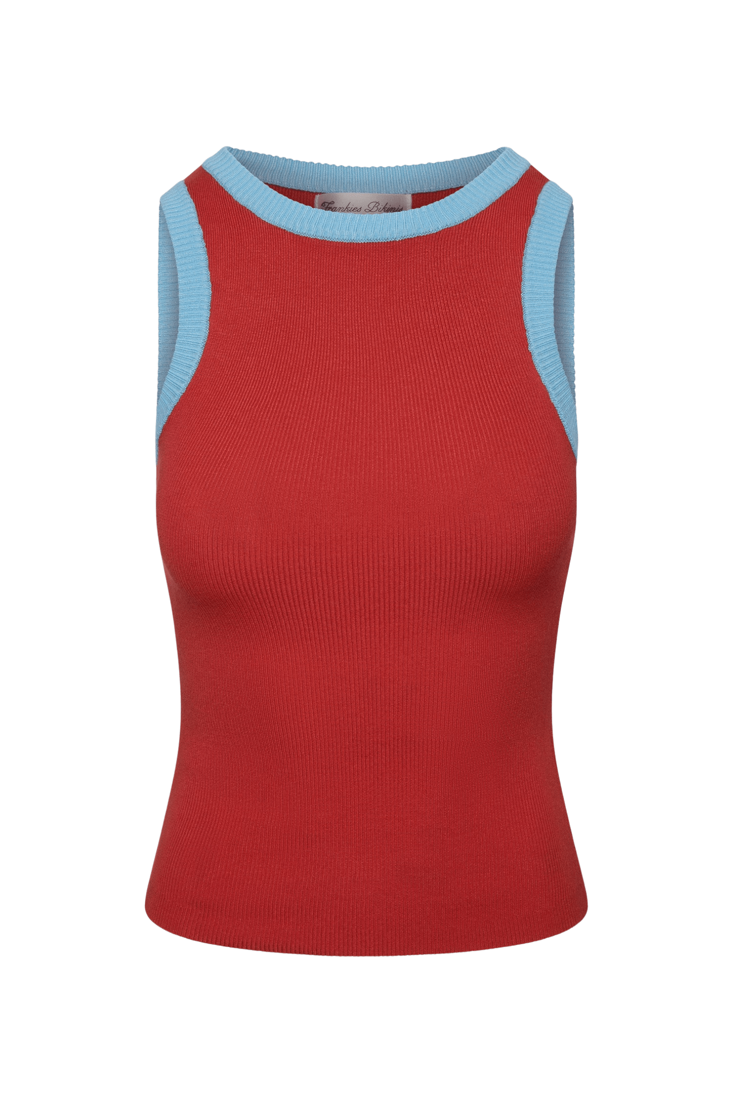 Cuddle Knit Tank Top Cherry