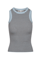 Cuddle Knit Tank Top Montauk Stripe