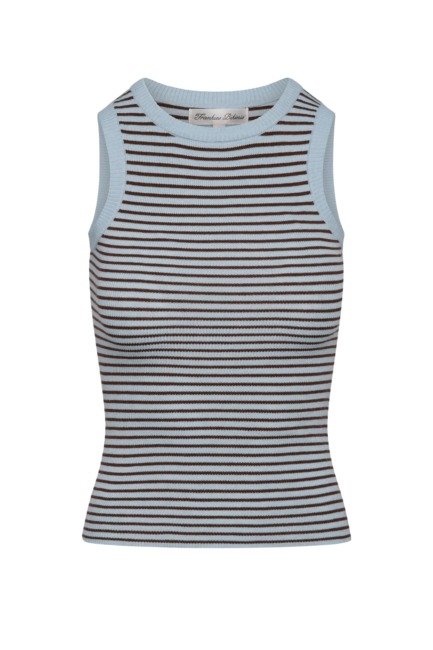 Cuddle Knit Tank Top Montauk Stripe