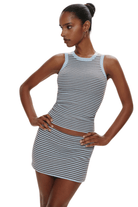 Cuddle Knit Tank Top Montauk Stripe