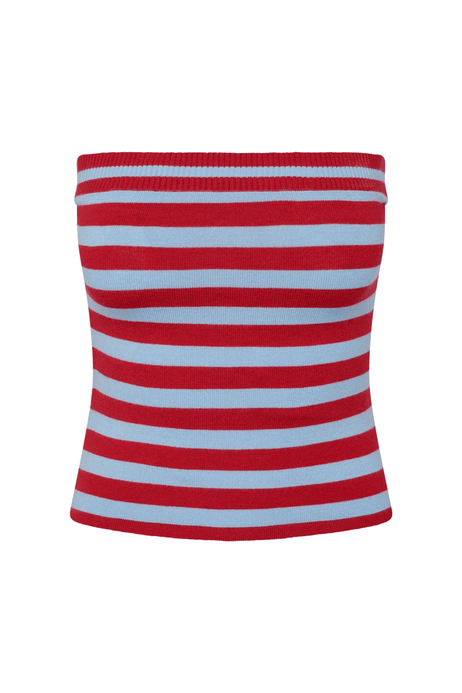 Sky Knit Tube Top Blue Raspberry