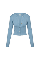 Sundae Cropped Cardigan Blue Vanilla