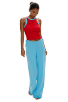 Breeze Low Rise Knit Pants Blue Vanilla