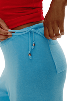 Breeze Low Rise Knit Pants Blue Vanilla
