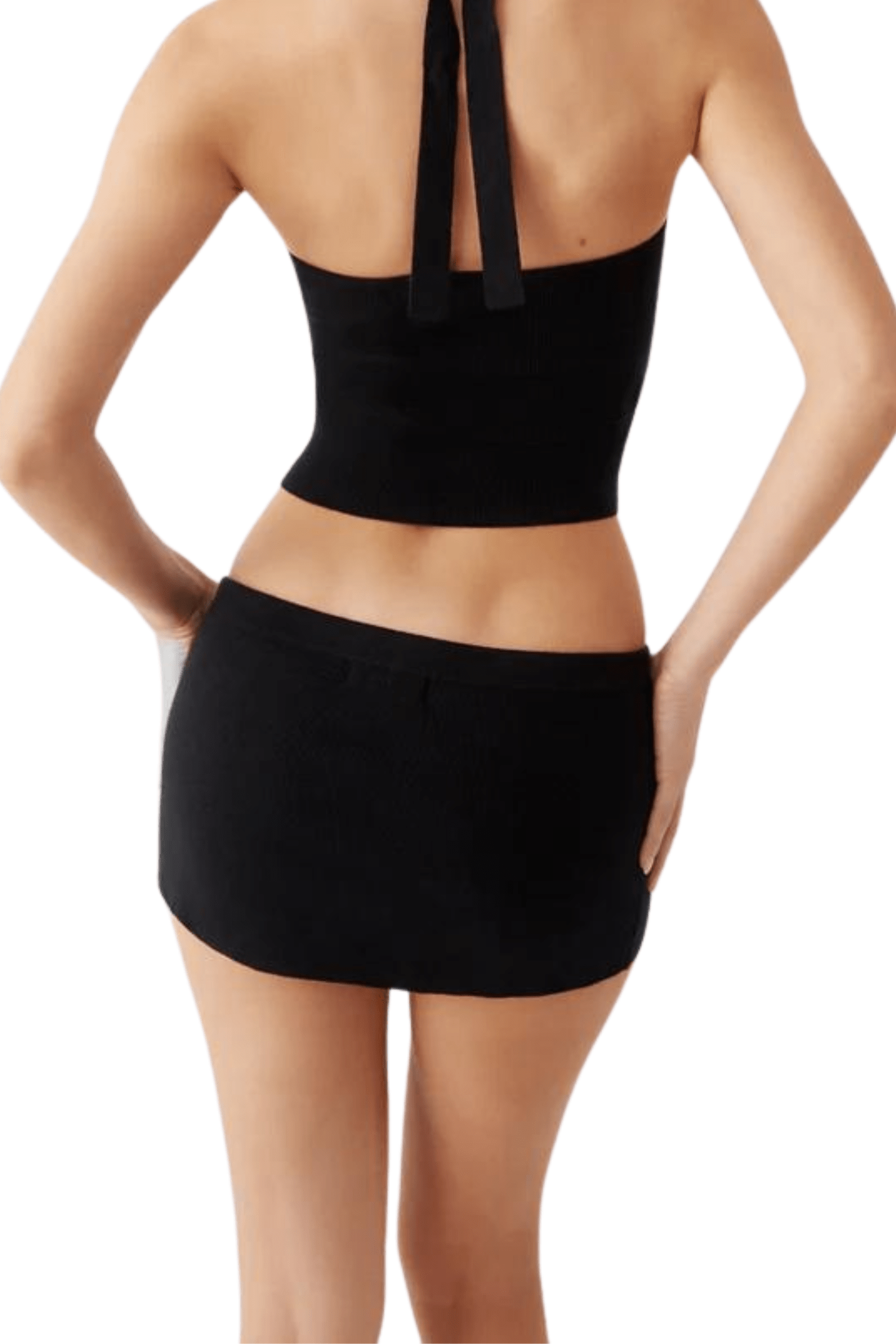 Frankies Bikinis Marialla Knit Skort Black