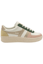 Gola Classics Women's Grandslam Quadrant Sneakers Off White/Pearl Pink/Gold/Lemon