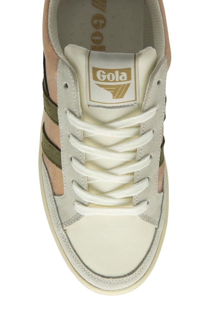 Gola SuperSlam Blaze Sneakers Rose Gold/Khaki/Coral Pink