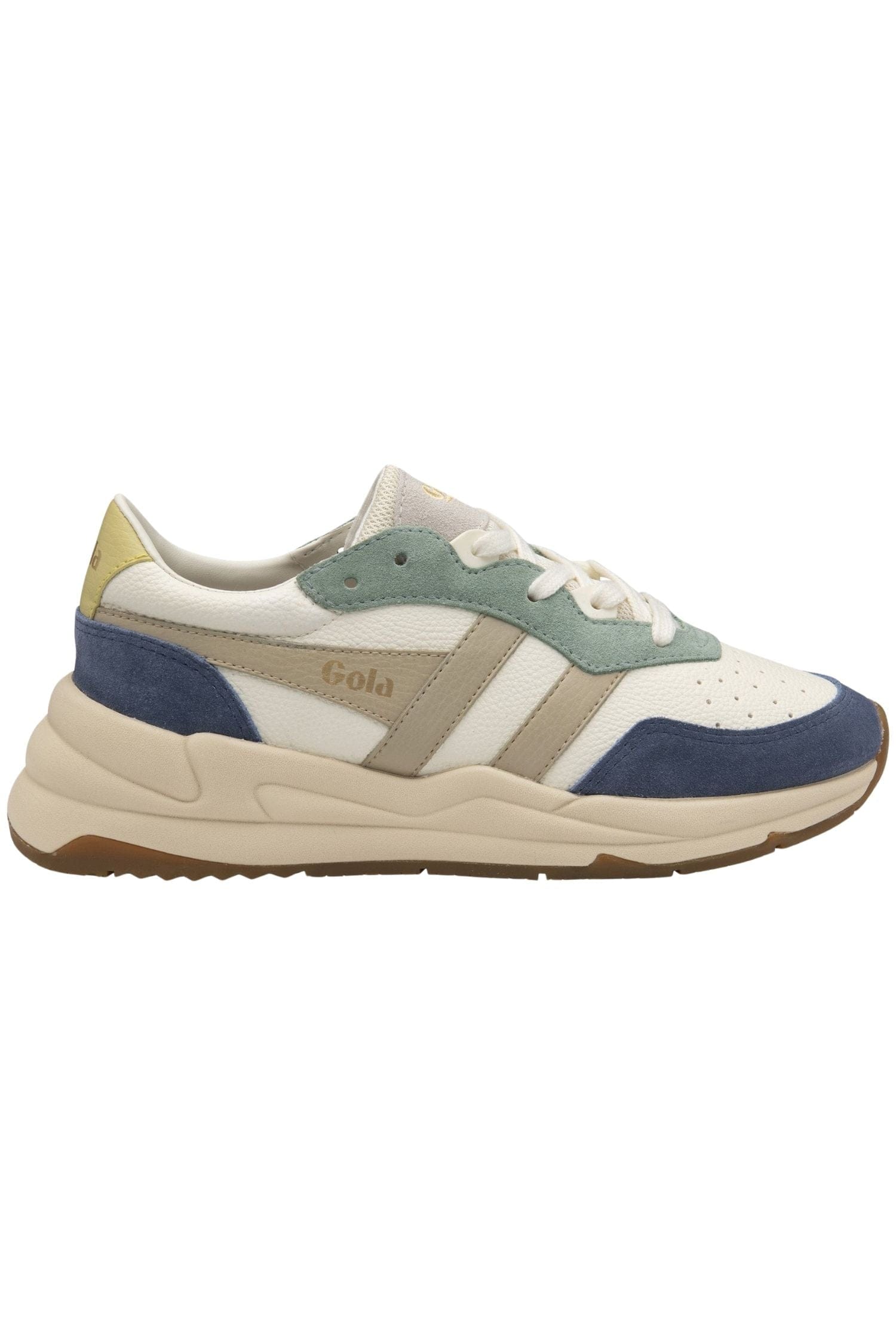 Gola Saturn Quadrant Sneakers Off White/Moonlight/Wheat