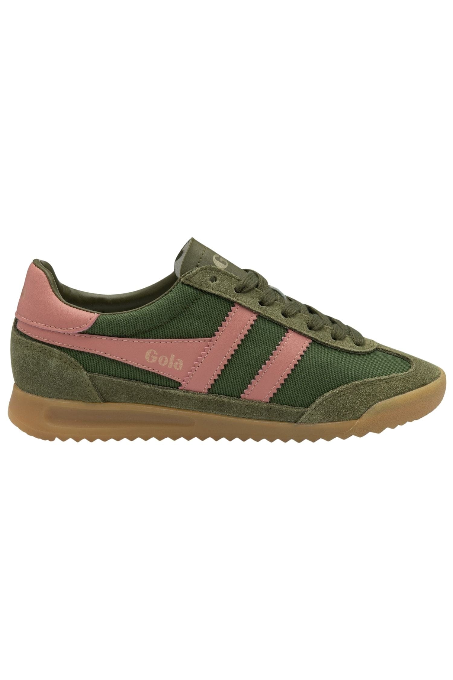 Gola Tornado Sneakers Military Green/Coral Pink