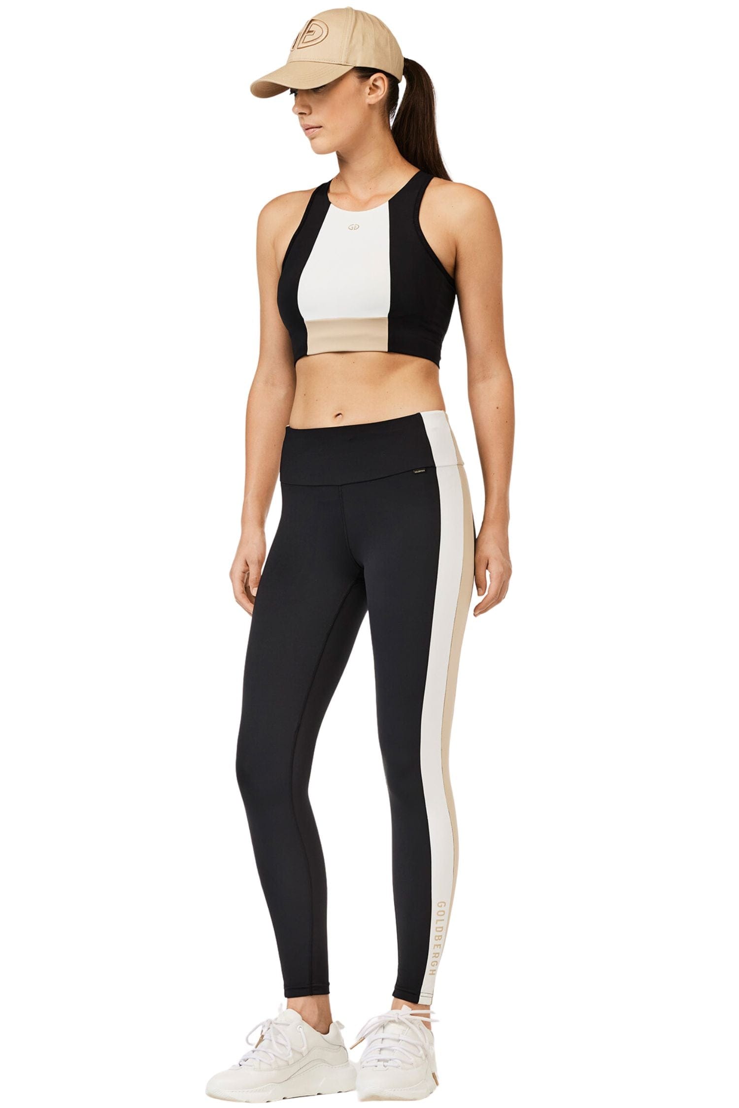 Goldbergh Luxury Sports Facade Bra Black White