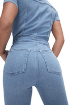 Good American Petite Fit For Success Boot Blue274