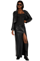 Good American Scuba Corset Top Black001